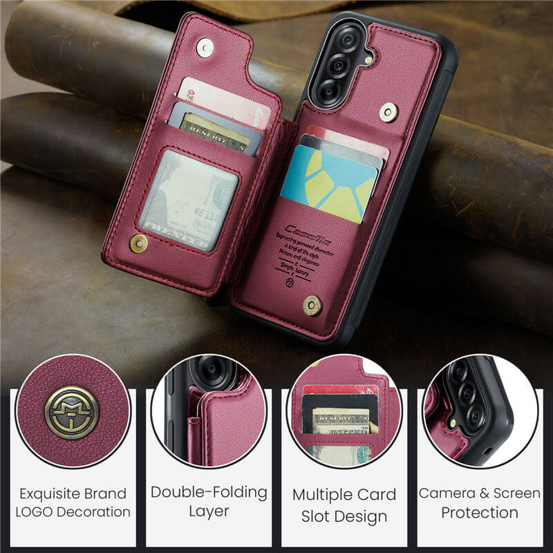 CaseMe Samsung Galaxy A36 5G RFID Blocking Card Holder Case
