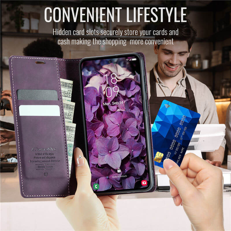 CaseMe Samsung Galaxy A37 Magnetic Wallet Case
