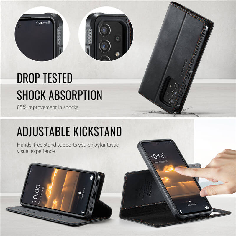 CaseMe Samsung Galaxy A52 2-in-1 Magnetic Wallet Case