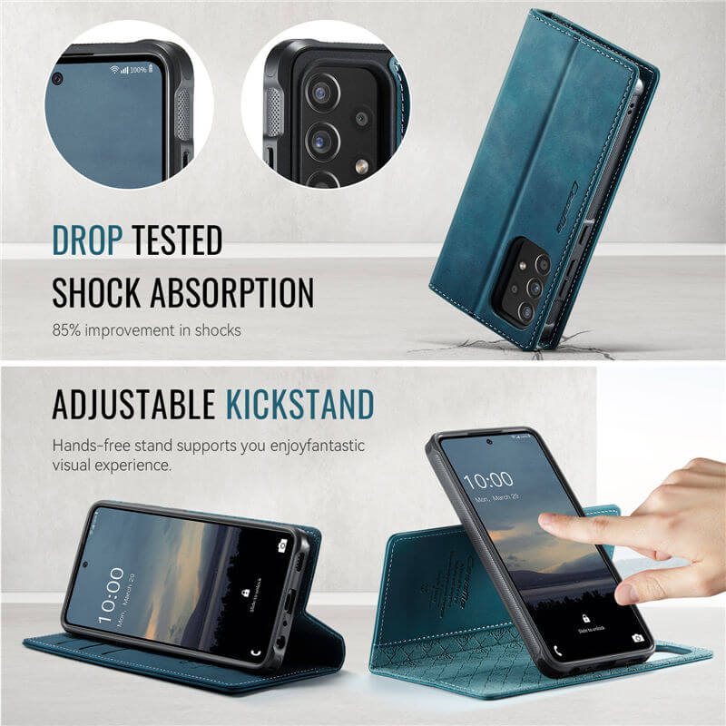 CaseMe Samsung Galaxy A52 2-in-1 Magnetic Wallet Case