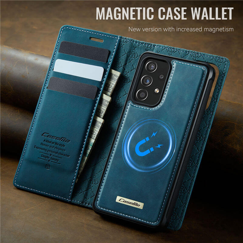 CaseMe Samsung Galaxy A52 2-in-1 Magnetic Wallet Case