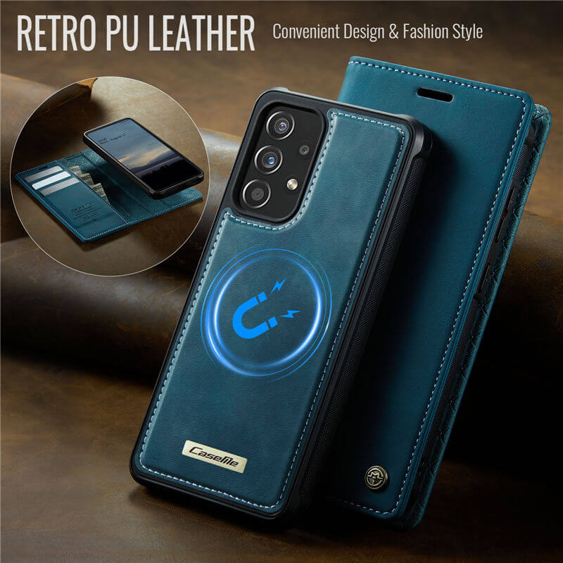 CaseMe Samsung Galaxy A53 5G 2-in-1 Magnetic Wallet Case