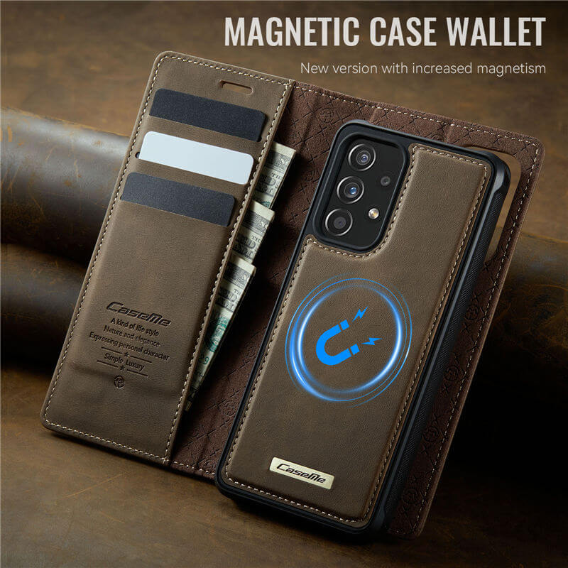 CaseMe Samsung Galaxy A53 5G 2-in-1 Magnetic Wallet Case