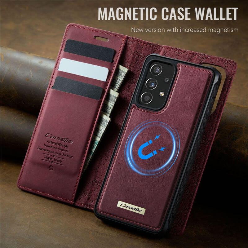 CaseMe Samsung Galaxy A53 5G 2-in-1 Magnetic Wallet Case