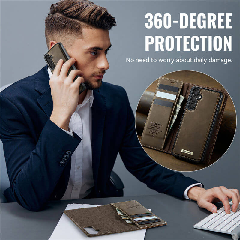 CaseMe Samsung Galaxy A54 5G 2-in-1 Magnetic Wallet Case