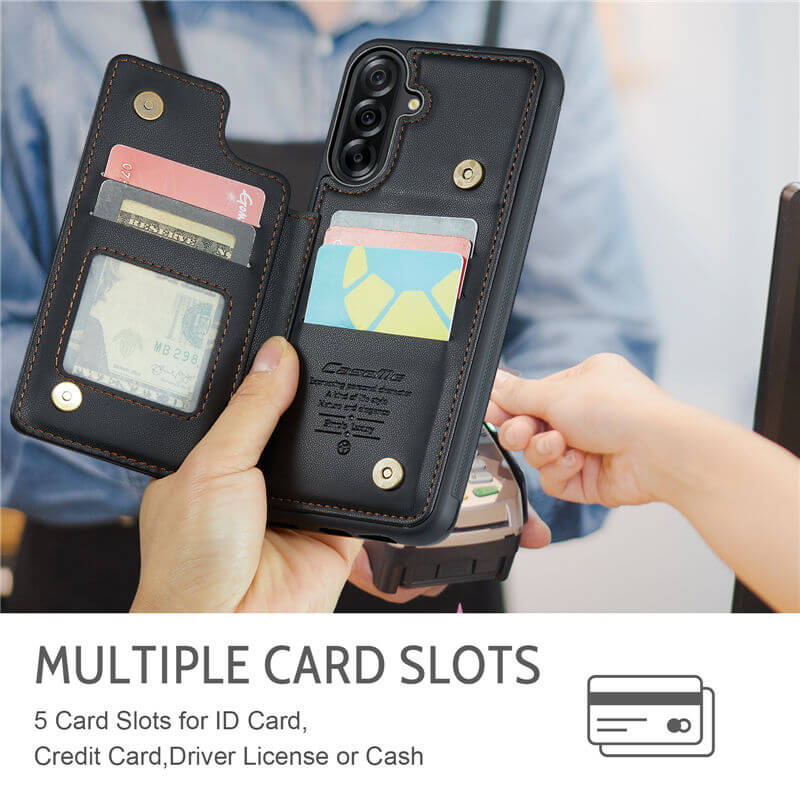 CaseMe Samsung Galaxy A56 5G RFID Blocking Card Holder Case