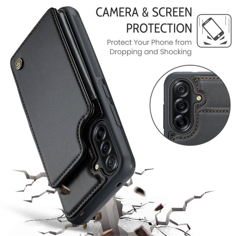 CaseMe Samsung Galaxy A56 5G RFID Blocking Card Holder Case