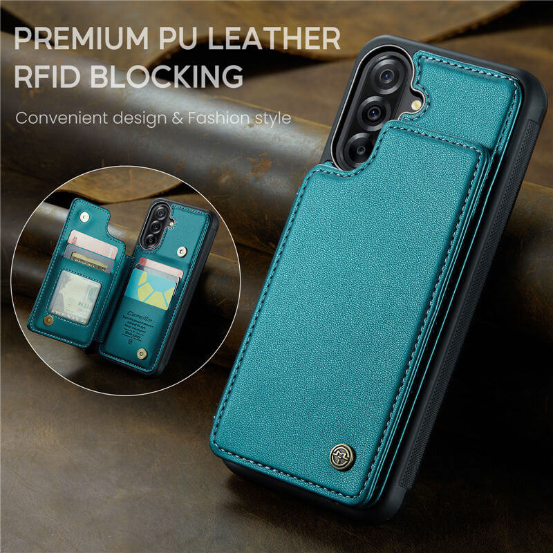 CaseMe Samsung Galaxy A56 5G RFID Blocking Card Holder Case