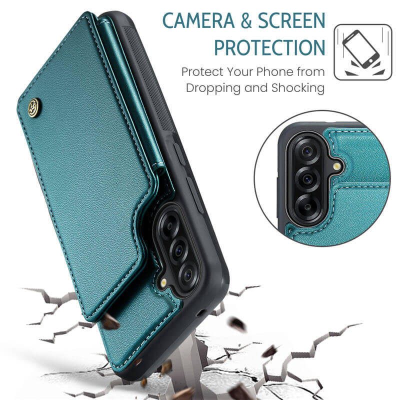 CaseMe Samsung Galaxy A56 5G RFID Blocking Card Holder Case