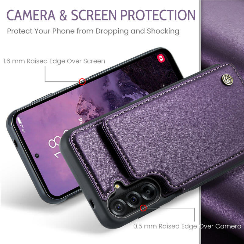 CaseMe Samsung Galaxy A56 5G RFID Blocking Card Holder Case
