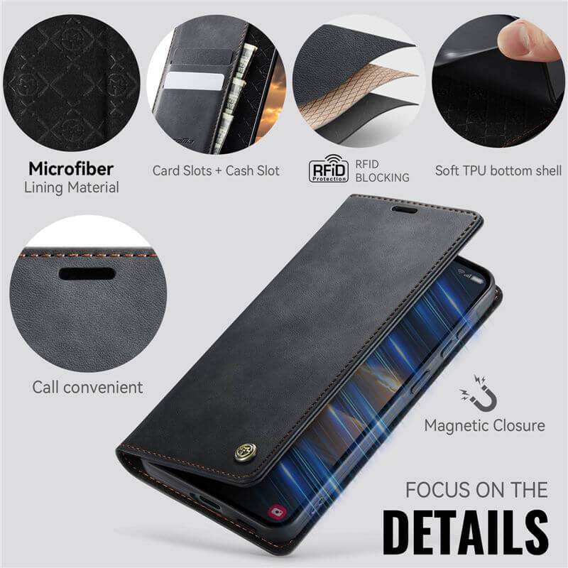 CaseMe Samsung Galaxy A57 Magnetic Wallet Case