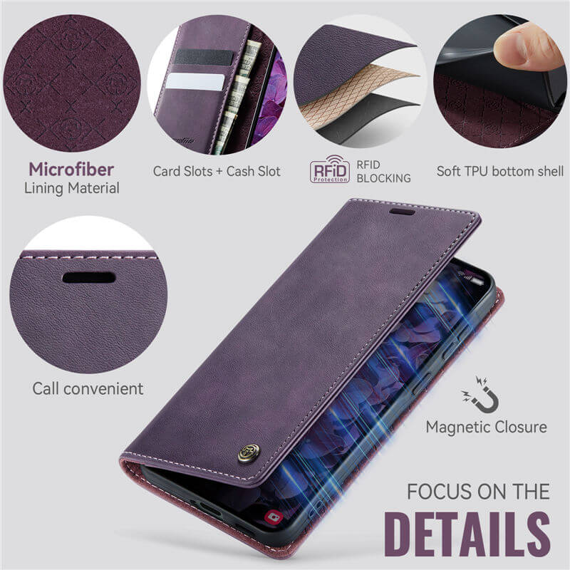 CaseMe Samsung Galaxy A57 Magnetic Wallet Case
