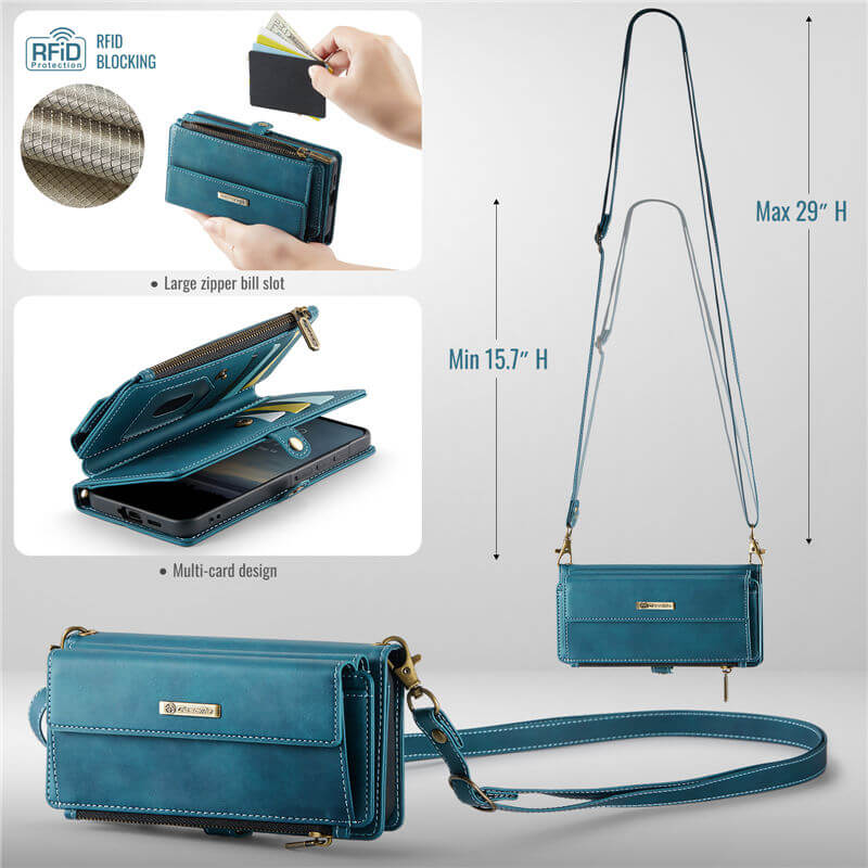 CaseMe Samsung Galaxy A57 Crossbody Wallet Case