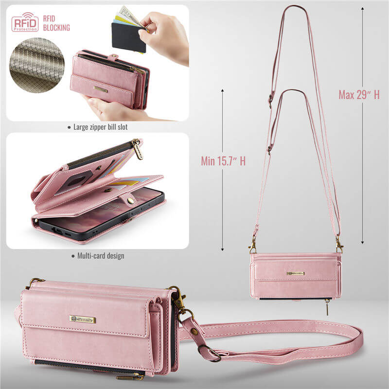 CaseMe Samsung Galaxy A57 Crossbody Wallet Case