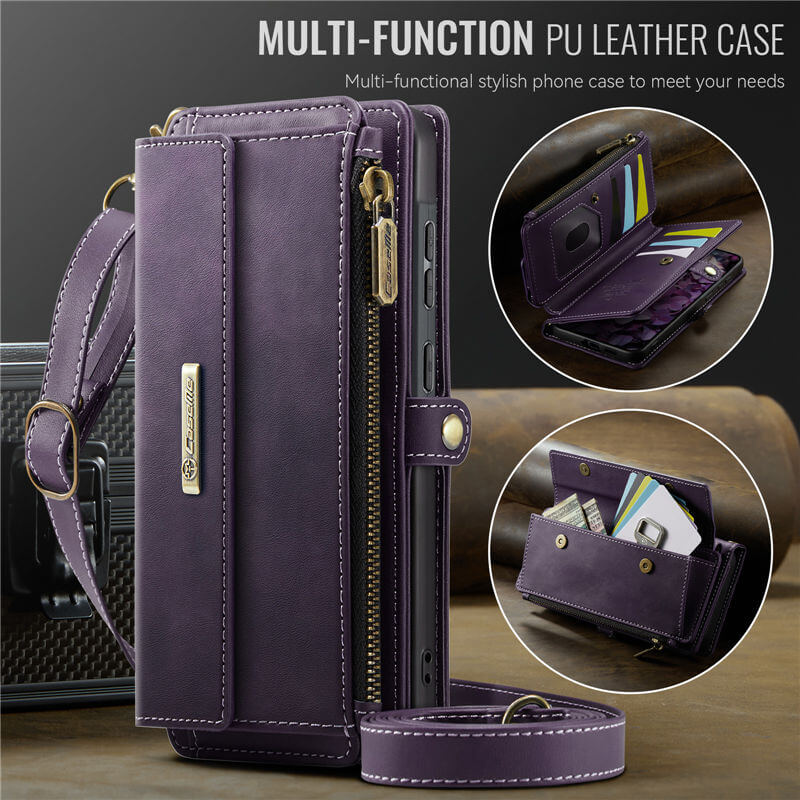 CaseMe Samsung Galaxy A57 Crossbody Wallet Case