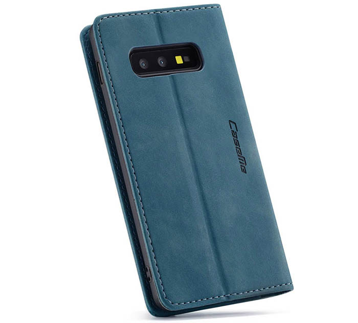 CaseMe Samsung Galaxy S10e Retro Wallet Kickstand Magnetic Flip Leather Case