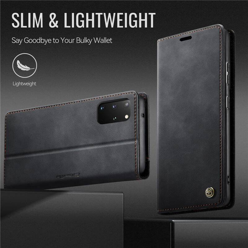 CaseMe Samsung Galaxy S20 Plus Magnetic Wallet Case with RFID Blocking