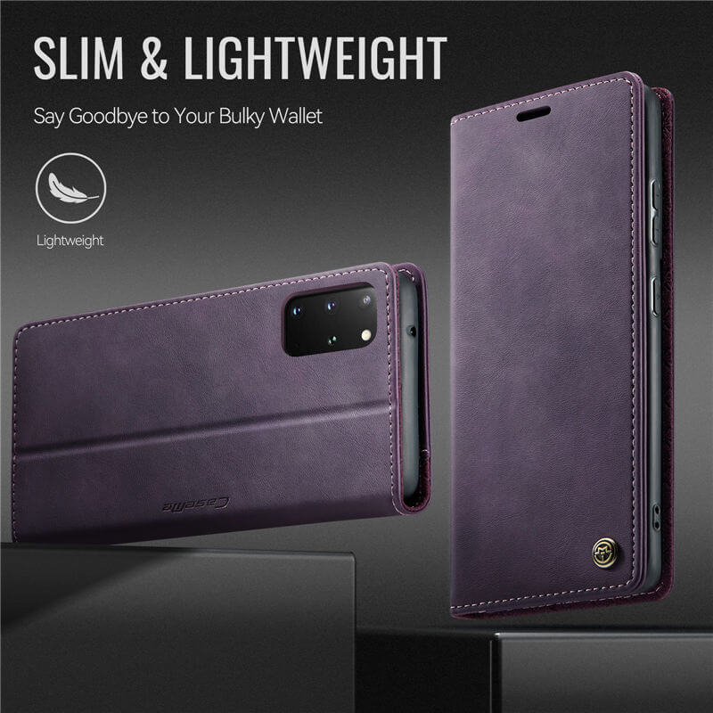 CaseMe Samsung Galaxy S20 Plus Magnetic Wallet Case with RFID Blocking