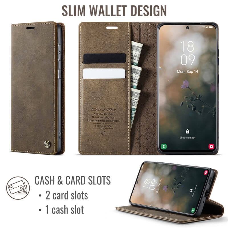 CaseMe Samsung Galaxy S20 Ultra Magnetic Wallet Case with RFID Blocking