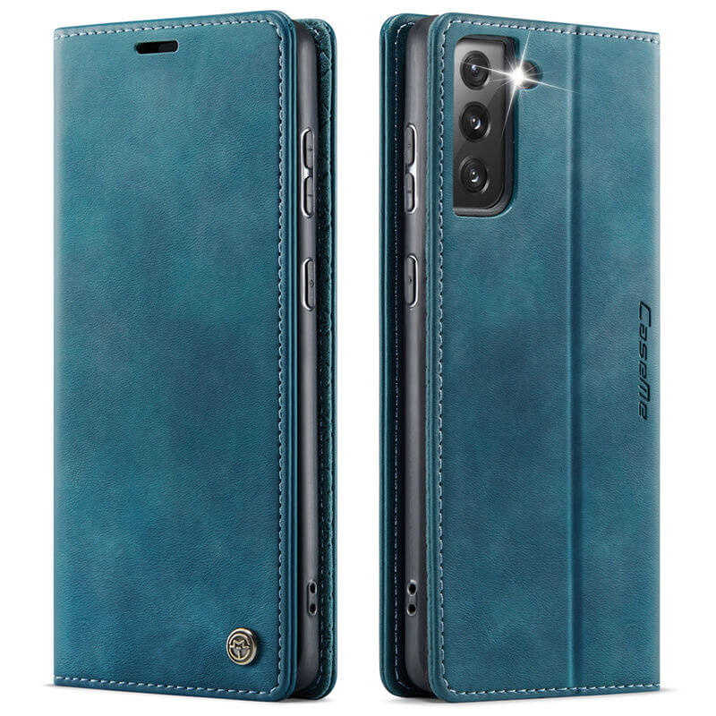 CaseMe Samsung Galaxy S21 FE Magnetic Wallet Case with RFID Blocking
