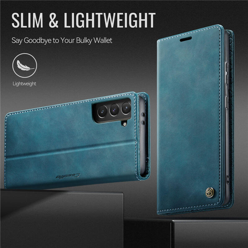 CaseMe Samsung Galaxy S21 Magnetic Wallet Case with RFID Blocking