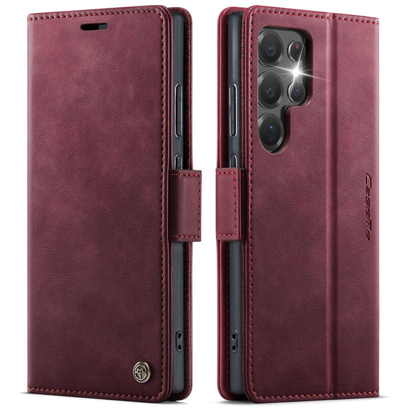 CaseMe Samsung Galaxy S22 Ultra Magnetic Wallet Case with RFID Blocking