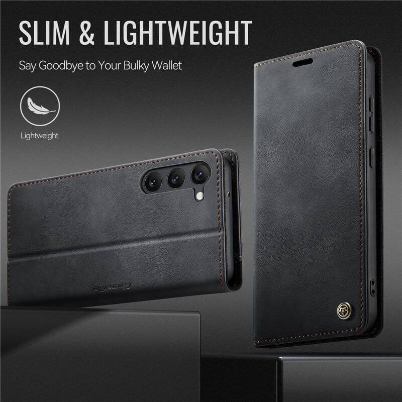 CaseMe Samsung Galaxy S23 Magnetic Wallet Case with RFID Blocking