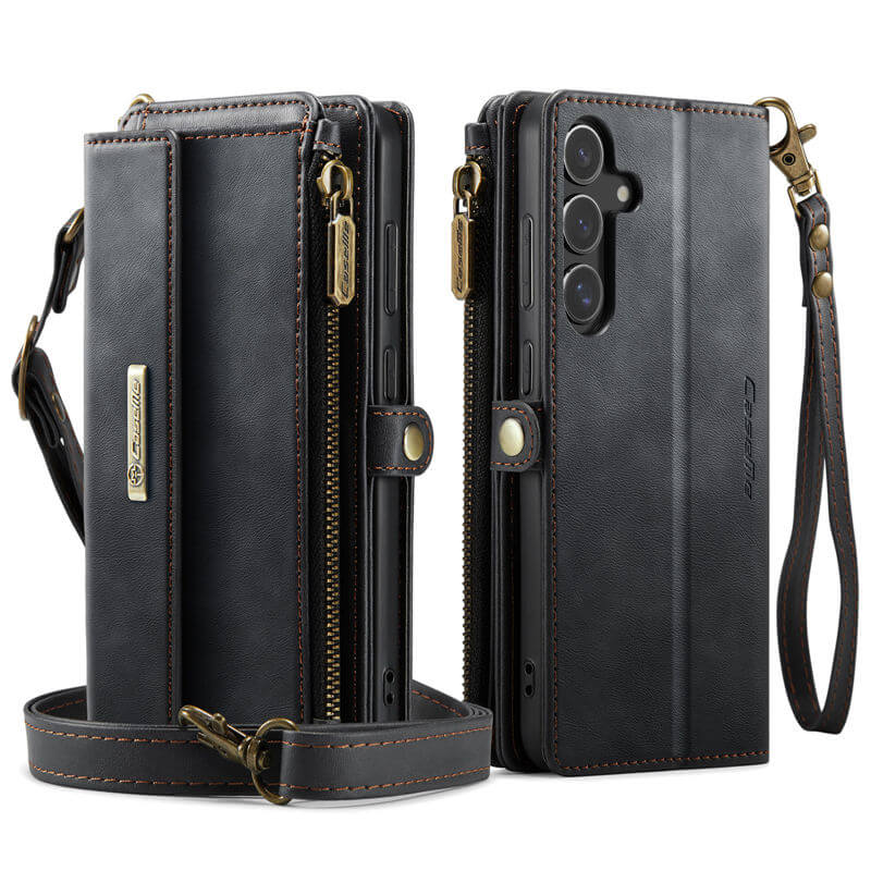 CaseMe Samsung Galaxy S25 Plus Crossbody Wallet Case