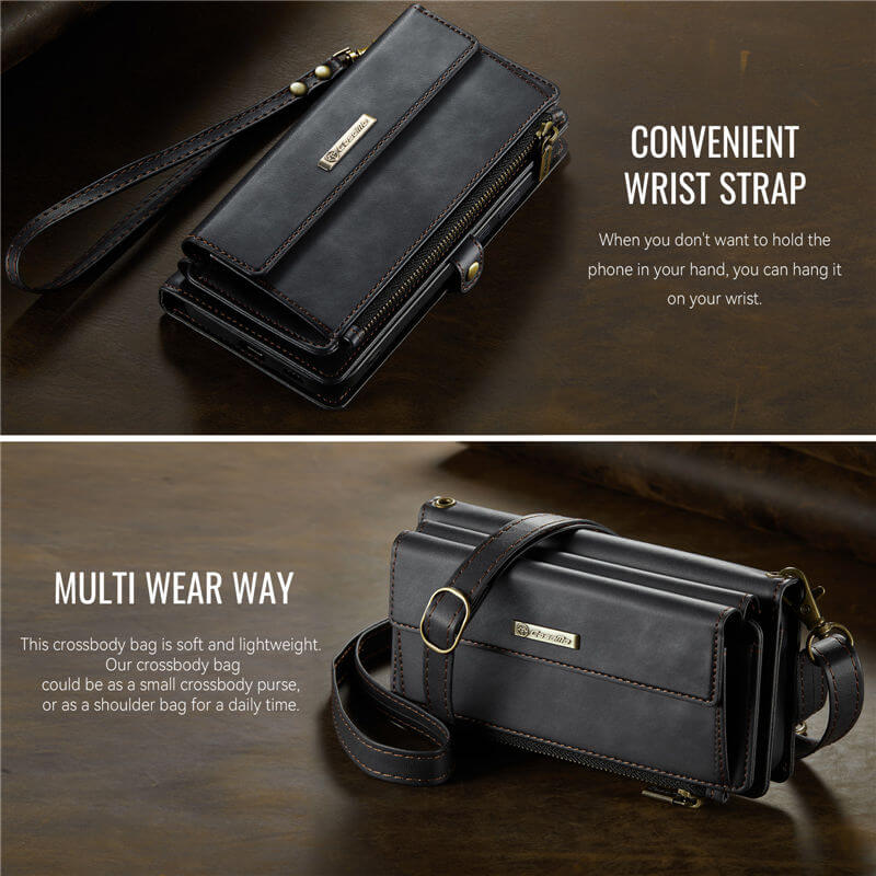 CaseMe Samsung Galaxy S25 Plus Crossbody Wallet Case