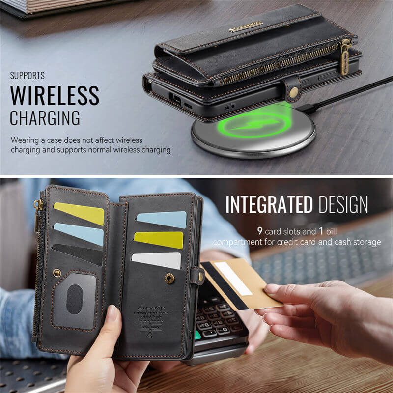 CaseMe Samsung Galaxy S25 Plus Crossbody Wallet Case