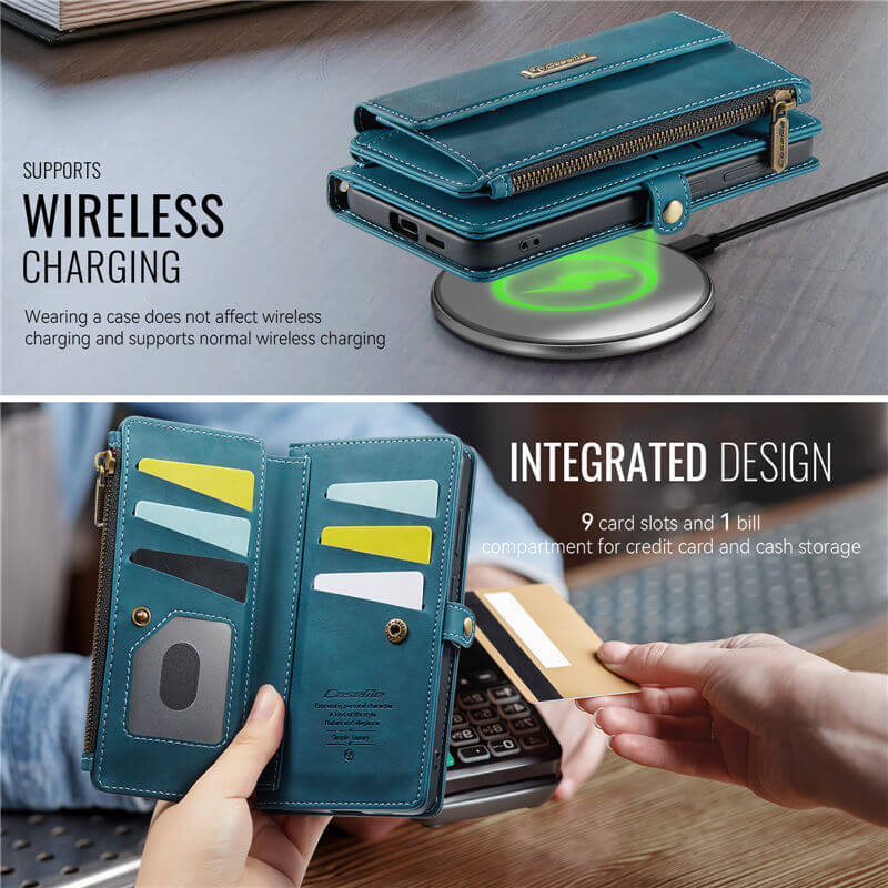 CaseMe Samsung Galaxy S25 Plus Crossbody Wallet Case