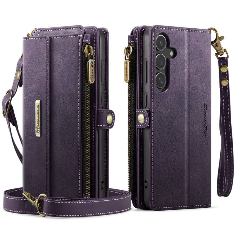 CaseMe Samsung Galaxy S25 Plus Crossbody Wallet Case