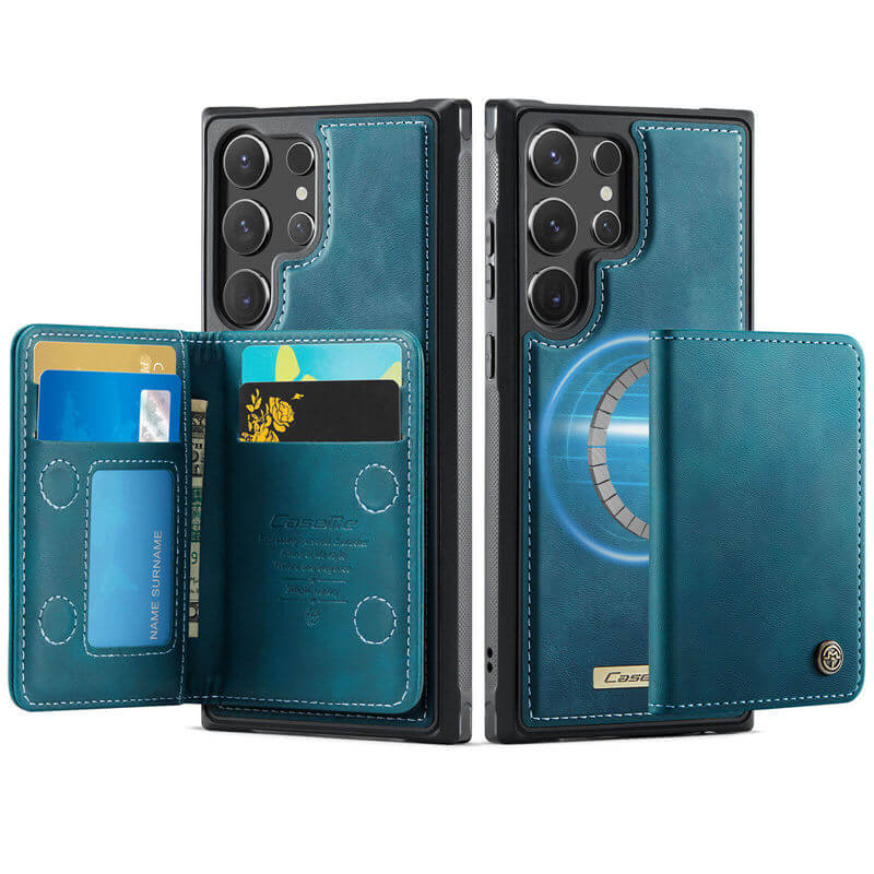 CaseMe Samsung Galaxy S24 Ultra 2-in-1 Detachable Magnetic Wallet Case