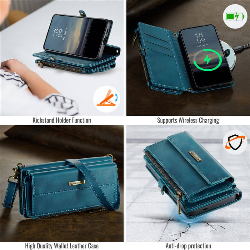 CaseMe Samsung Galaxy S25 Edge Crossbody Wallet Case