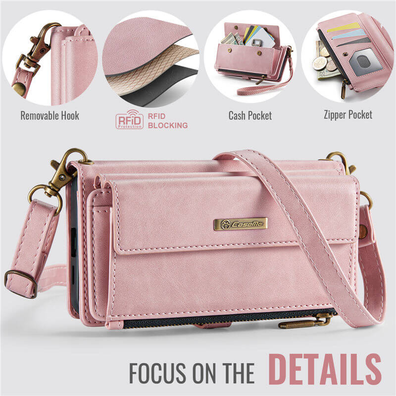 CaseMe Samsung Galaxy S25 Edge Crossbody Wallet Case