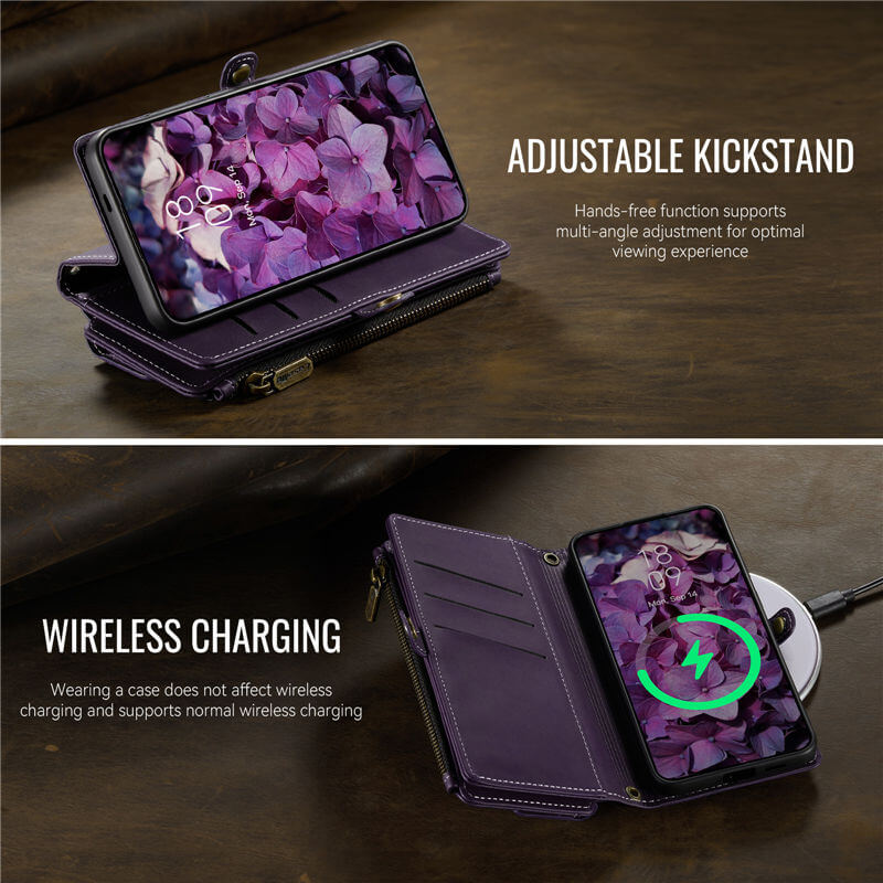 CaseMe Samsung Galaxy S25 Edge Crossbody Wallet Case