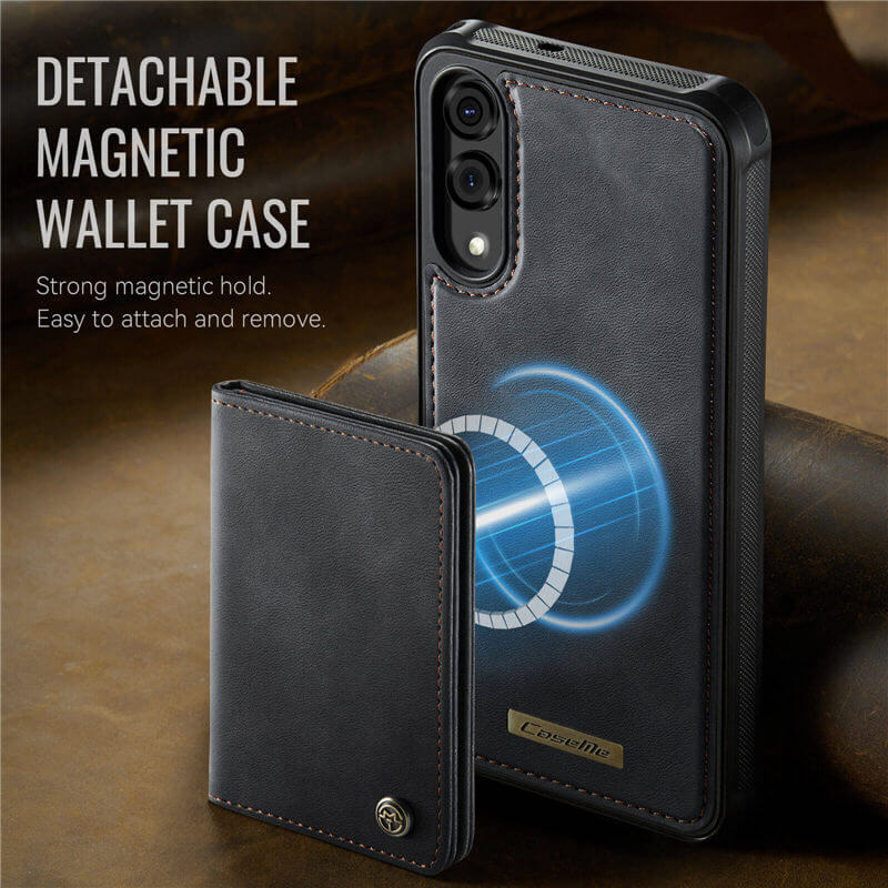 CaseMe Samsung Galaxy S25 Edge 2-in-1 Detachable Magnetic Wallet Case