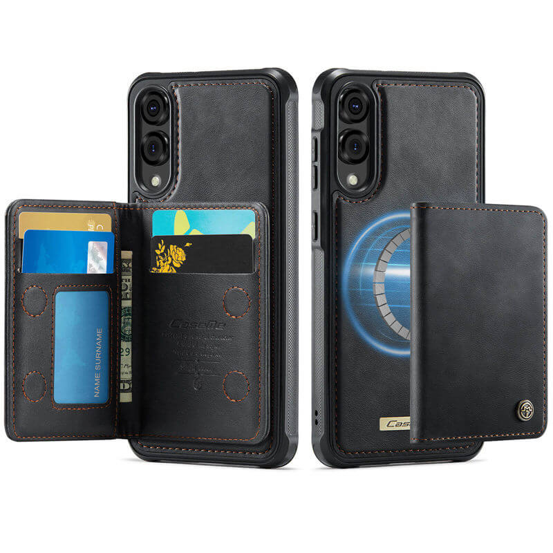 CaseMe Samsung Galaxy S25 Edge 2-in-1 Detachable Magnetic Wallet Case