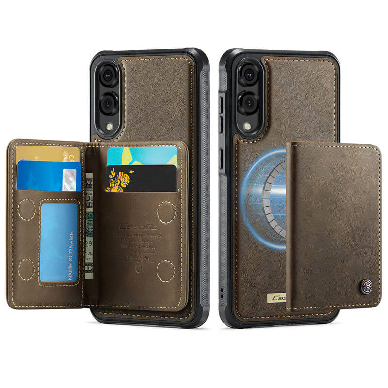 CaseMe Samsung Galaxy S25 Edge 2-in-1 Detachable Magnetic Wallet Case