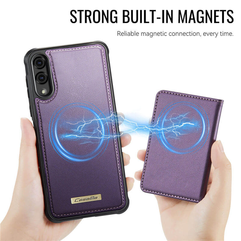 CaseMe Samsung Galaxy S25 Edge 2-in-1 Detachable Magnetic Wallet Case