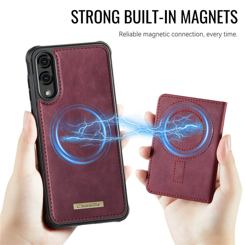 CaseMe Samsung Galaxy S25 Edge 2-in-1 Detachable Magnetic Wallet Case