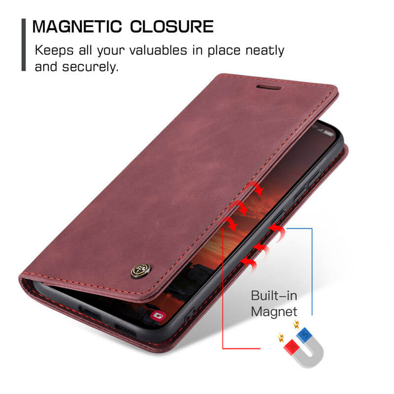 CaseMe Samsung Galaxy S25 FE Wallet Suede Leather Case