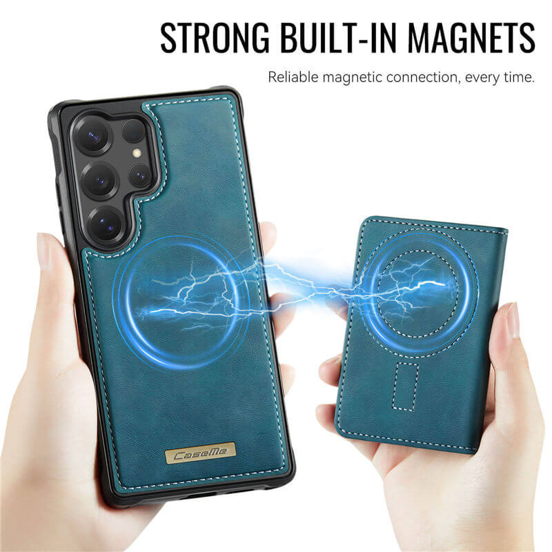 CaseMe Samsung Galaxy S25 Ultra 2-in-1 Detachable Magnetic Wallet Case