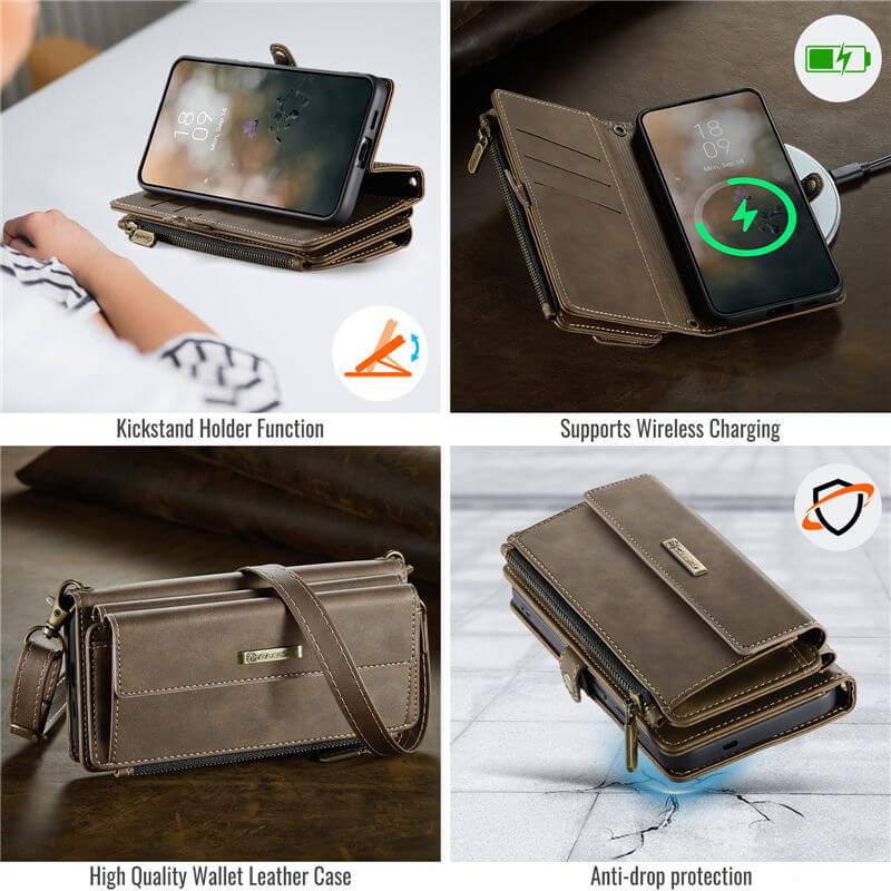 CaseMe Samsung Galaxy S26 Plus Crossbody Wallet Case
