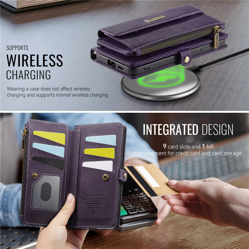CaseMe Samsung Galaxy S26 Crossbody Wallet Case