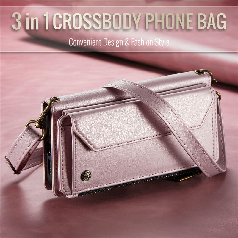 CaseMe Samsung Galaxy S26 Plus Wallet RFID Blocking Crossbody Phone Case