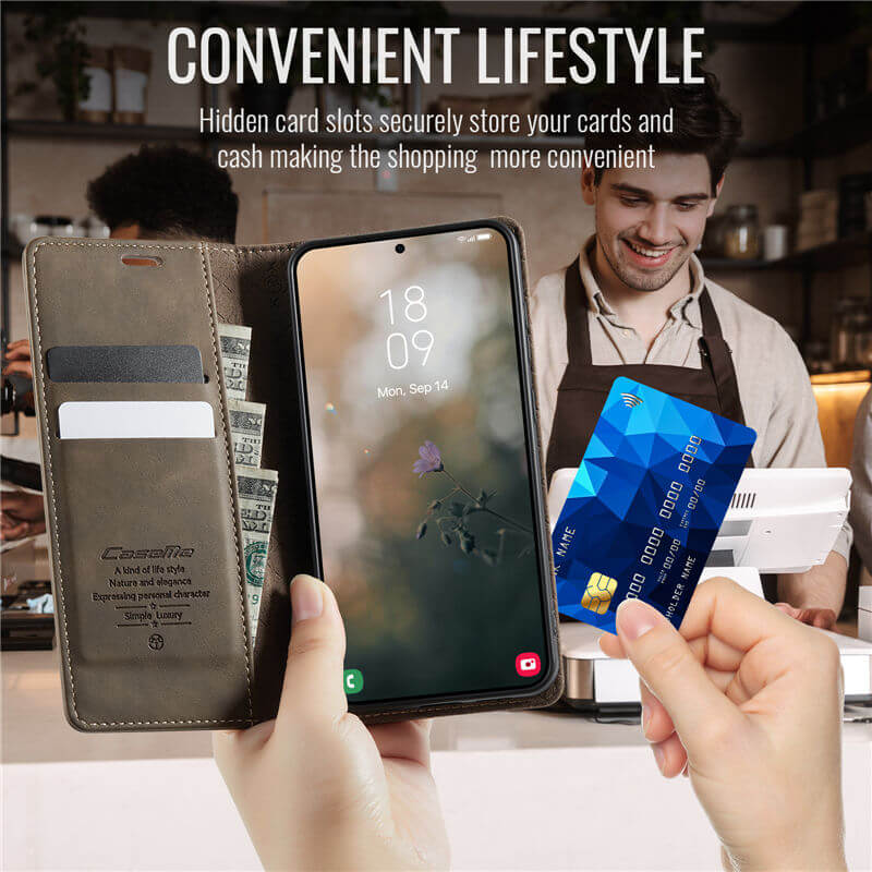 CaseMe Samsung Galaxy S26 Plus Magnetic Wallet Case