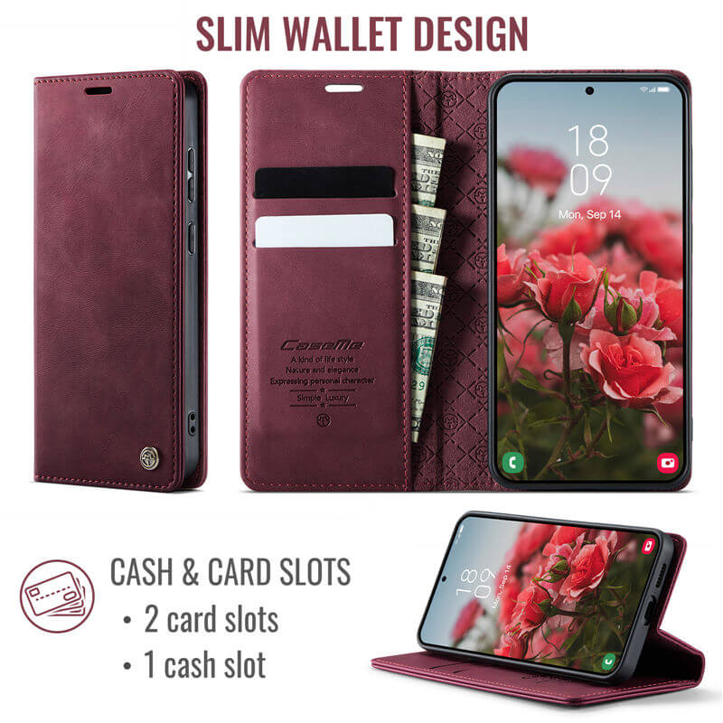 CaseMe Samsung Galaxy S26 Magnetic Wallet Case