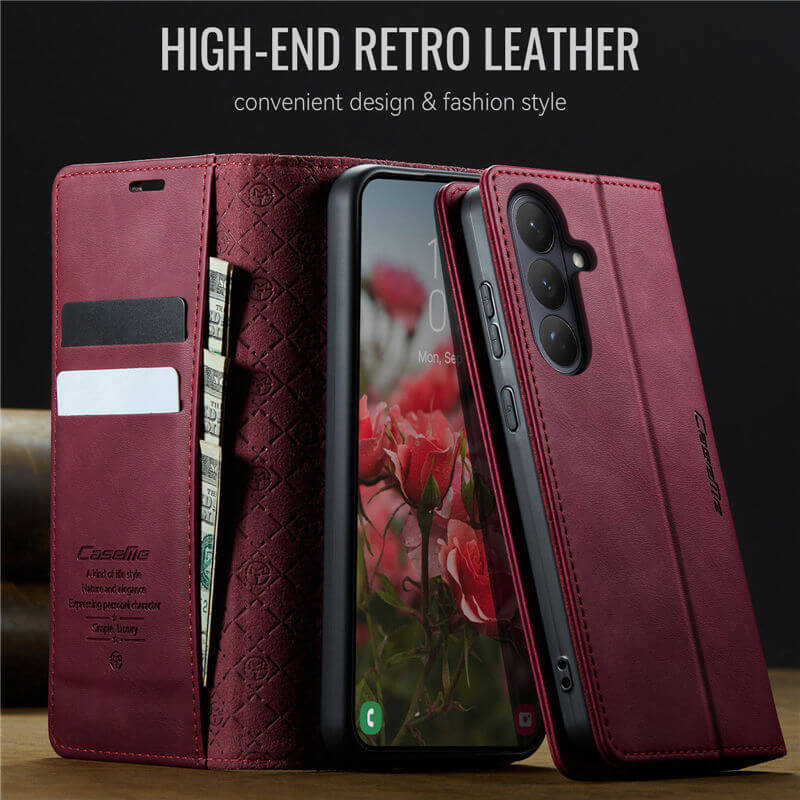 CaseMe Samsung Galaxy S26 Magnetic Wallet Case