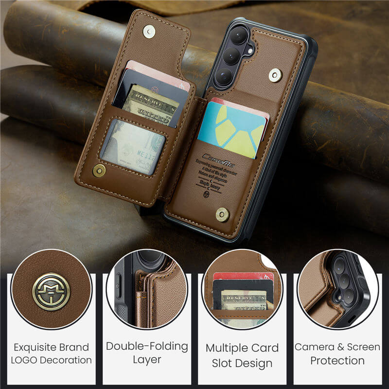 CaseMe Samsung Galaxy S26 Plus RFID Blocking Card Holder Case